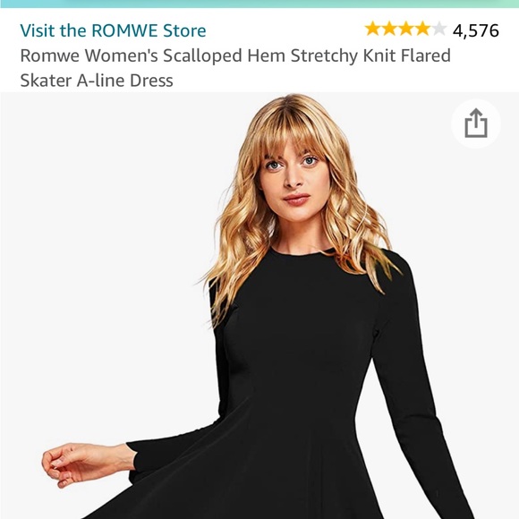 Juniors navy blue dress - Picture 7 of 7